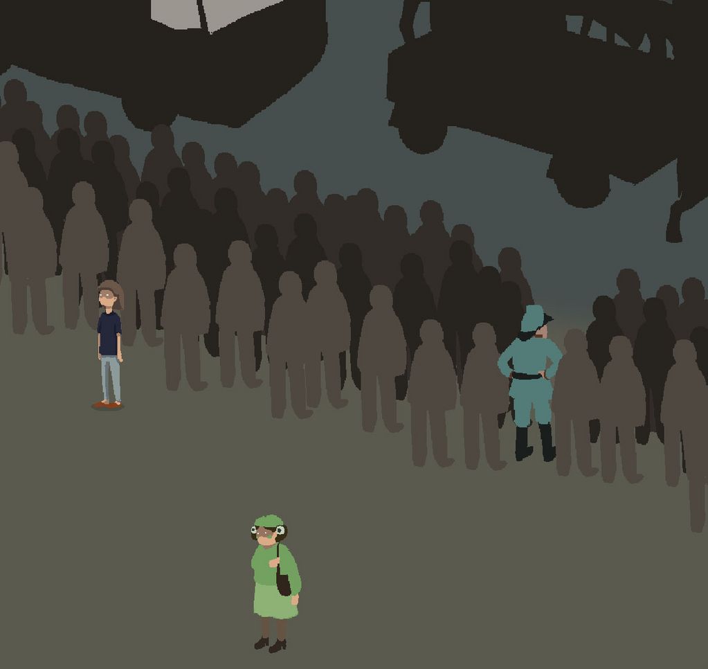 Screeshot vom Prototyp des Spiels „Meine Oma (88)“, © SBG/ROTxBlau